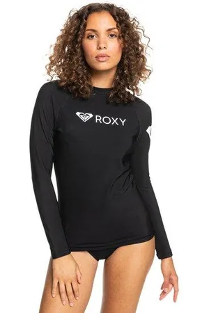Roxy Womens Heater Long Sleeve Thermal Rash Guard - - Size XXL at Official Store