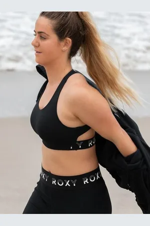 Roxy Womens Bold Moves Sports Bra - - Size XS at Official Store