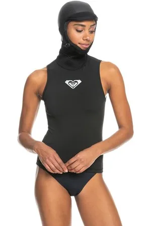 Roxy Womens 2Mm Swell Series Hooded Wetsuit Vest - - Size 14 at Official Store