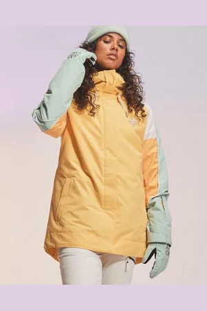 Roxy Womens Highridge Hoodie Snow Jacket - - Size XXL at Official Store