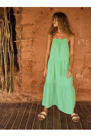 Roxy Womens Wavy Days Midi Dress - - Size L at Official Store