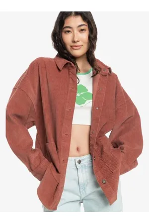 Roxy Womens Kick Back Washed Long Sleeve Shirt - - Size XL at Official Store