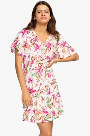 Roxy Womens Sea Symphony Midi Dress - - Size XS at Official Store