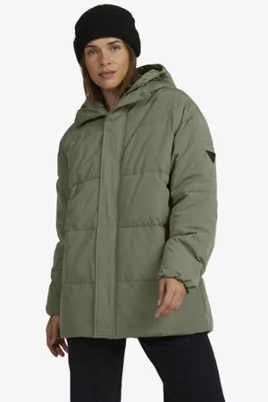 Roxy Womens Ocean Ways Parka Jacket - - Size L at Official Store
