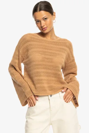 Roxy Womens Salt Siren Crew Neck Sweater - - Size XL at Official Store