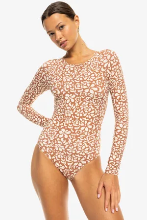 Roxy Womens Basic Long Sleeve One Piece - - Size XXL at Official Store