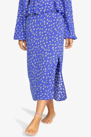 Roxy Womens Rocking Waves Midi Skirt - - Size XXL at Official Store