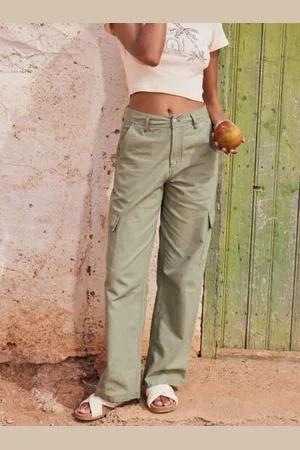 Roxy Womens Left Again Cargo Pant - - Size L at Official Store