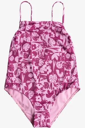 Roxy Girls 8-16 Slice Of Paradise One Piece Swimsuit - - Size 14 at Official Store