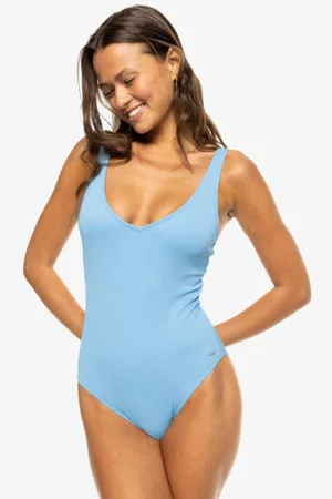 Roxy Womens Rib Love One Piece Swimsuit - - Size S at Official Store