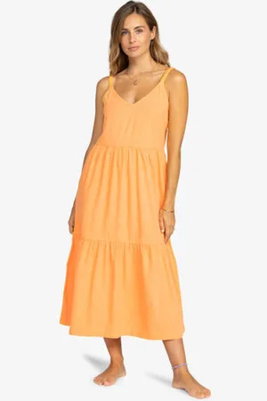Roxy Womens Waiting Line Midi Dress - - Size XXL at Official Store