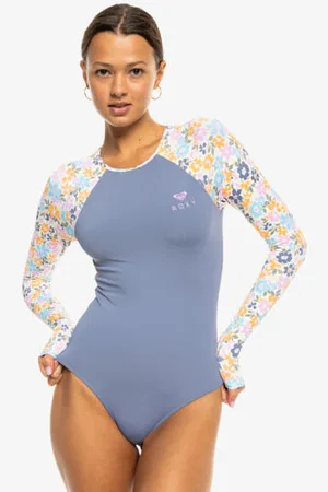 Roxy Womens Basic Long Sleeve One Piece - - Size XS at Official Store