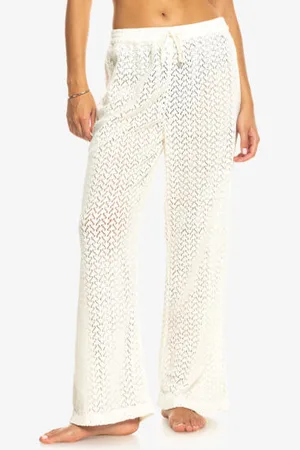 Roxy Womens Mood Moving Crochet Beachy Pant - - Size XXL at Official Store