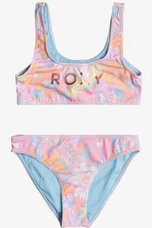 Roxy Girls 8-16 Hidden Garden Two Piece Swim Set - - Size 14 at Official Store