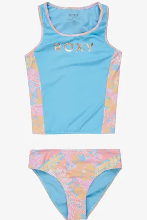 Roxy Girls 8-16 Hidden Garden Two Piece Swim Set - - Size 12 at Official Store