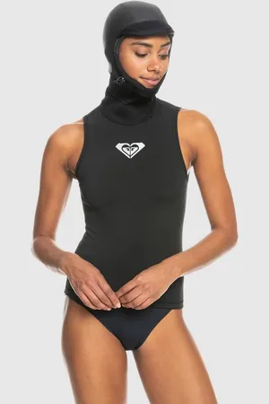 Roxy Womens 2Mm Swell Series Hooded Wetsuit Vest - - Size 16 at Official Store