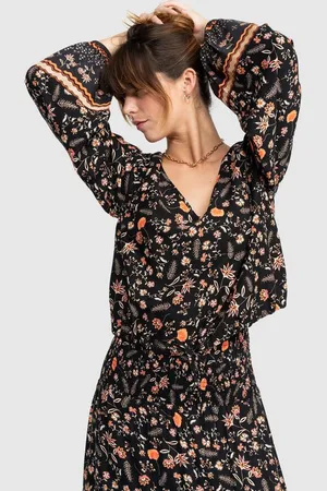 Roxy Womens Nomadic Mood Top - - Size XXL at Official Store