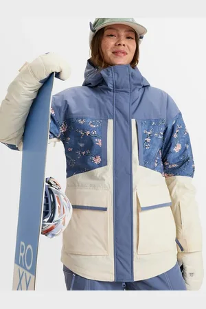 Roxy Womens Chloe Kim Parka Snow Jacket - - Size XL at Official Store