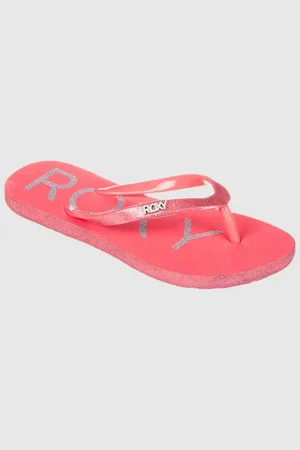 Roxy Girls 8-16 Viva Glitter Iv Thongs - - Size 13 at Official Store