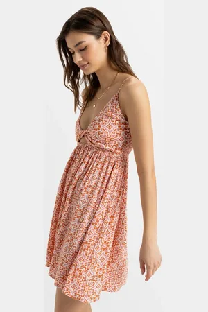 Roxy Womens Evening Glow Front Twist Mini Dress - - Size XS at Official Store