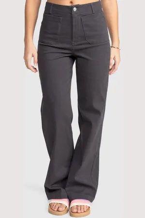 Roxy Womens Coastal Cruiser Washed Pants - - Size 28 at Official Store