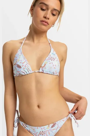 Roxy Womens Vintage Isle New Tiki Tri Bikini Top - - Size XXL at Official Store