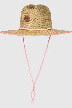 Roxy Girls 8-16 Pina To My Colada Solid Straw Hat - - Size 1SZ at Official Store