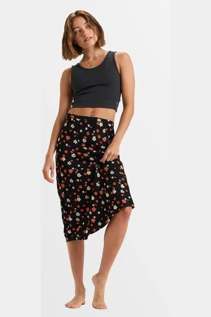 Roxy Womens Shelly Beach Midi Skirt - - Size M at Official Store