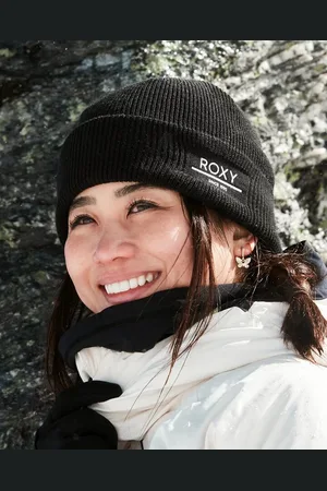 Roxy Womens Folker Rib Knit Beanie - - Size 1SZ at Official Store