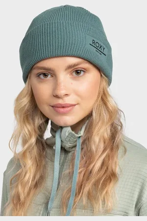 Roxy Womens Folker Rib Knit Beanie - - Size 1SZ at Official Store