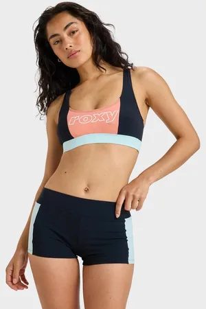 Roxy Womens Active Colorblock Shorty Bikini Bottom - - Size XXL at Official Store