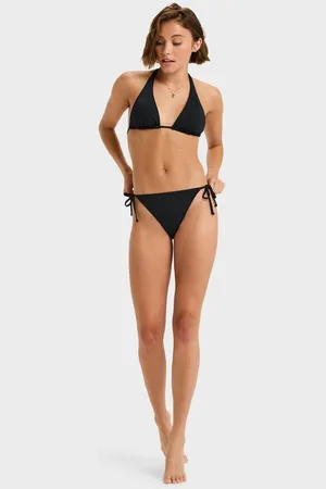Roxy Womens Womens Beach Classic Tie-Side Bikini Bottom - - Size M at Official Store