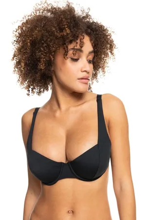 Roxy Womens Beach Classics Underwire D Cup Bikini Top - - Size M at Official Store