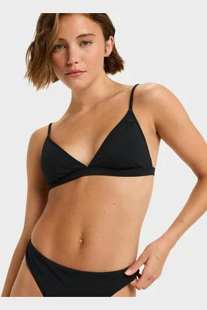 Roxy Womens Beach Classics Fixed Tri Bikini Top - - Size XS at Official Store