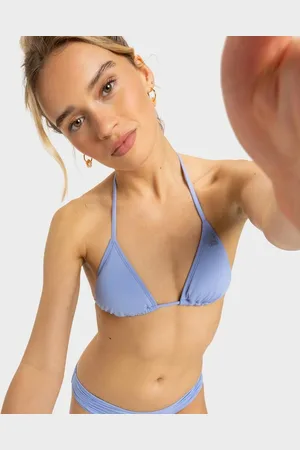Roxy Womens Beach Classics Mod Tiki Tri Bikini Top - - Size M at Official Store