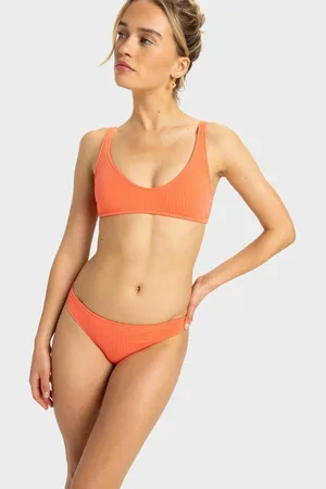 Roxy Womens Lagos Moderate Bikini Bottom - - Size M at Official Store