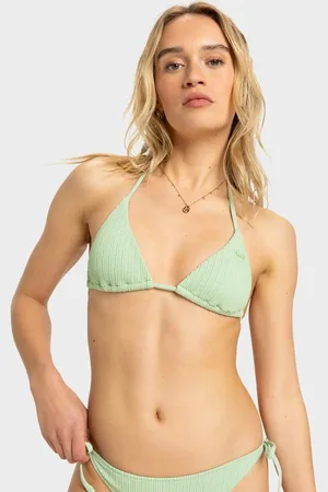 Roxy Womens Aruba Tiki Tri Bikini Top - - Size M at Official Store