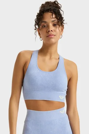 Roxy Womens Chillout Seamless Washed Sports Bra - - Size XL/XXL at Official Store