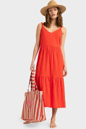 Roxy Womens Waiting Line Maxi Dress - - Size XXL at Official Store