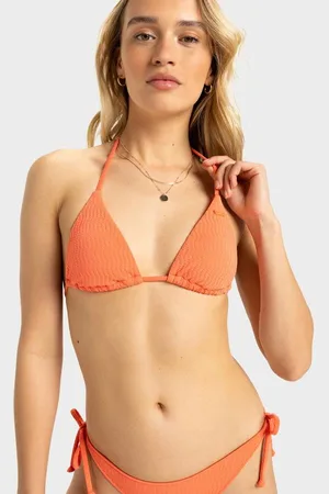 Roxy Womens Lagos Tiki Tri Bikini Top - - Size M at Official Store
