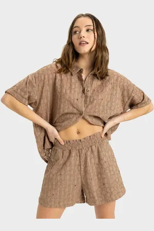 Roxy Womens Souvenirs Chaser Elastic Waist Shorts - - Size XS at Official Store