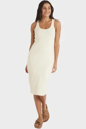 Roxy Womens Base Rib Dress - - Size XXL at Official Store