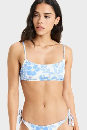 Roxy Womens Artsy Floral Bikini Top - - Size M at Official Store