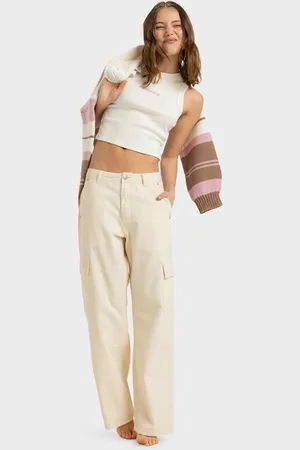 Roxy Womens Left Again Cargo Pants - - Size S at Official Store