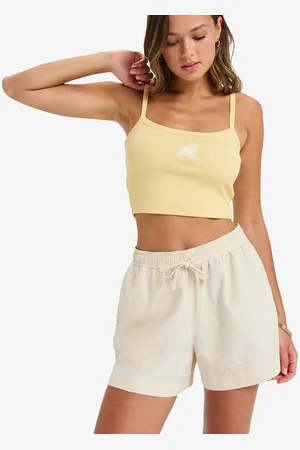 Roxy Womens Lekeitio Break Mid Elastic Waist Shorts - - Size M at Official Store