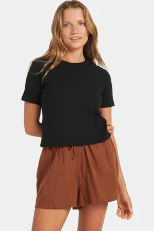 Roxy Womens Baseline T-Shirt - - Size S at Official Store
