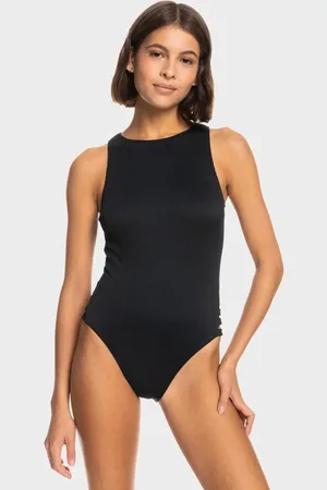 Roxy Womens Rib Love The Rocker One Piece Swimsuit - - Size L at Official Store