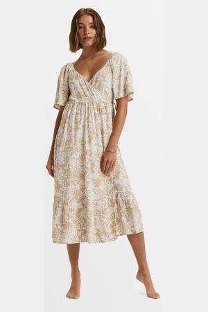Roxy Womens Golden Coast Midi Dress - - Size XS at Official Store