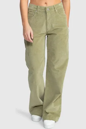 Roxy Womens Surf On Cloud Cord Stretch Pants - - Size 30 at Official Store