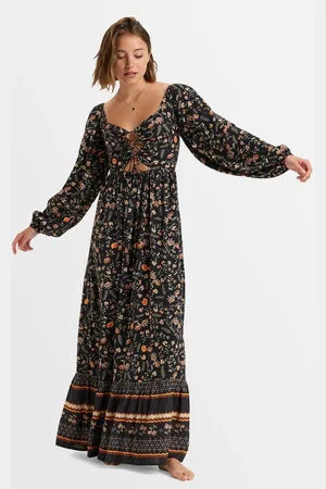 Roxy Womens Holidaze Maxi Dress - - Size XL at Official Store